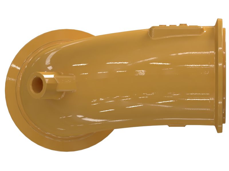 КОЛЕНЧАТЫЙ ПАТРУБОК ВЫПУСКА В СБОРЕ