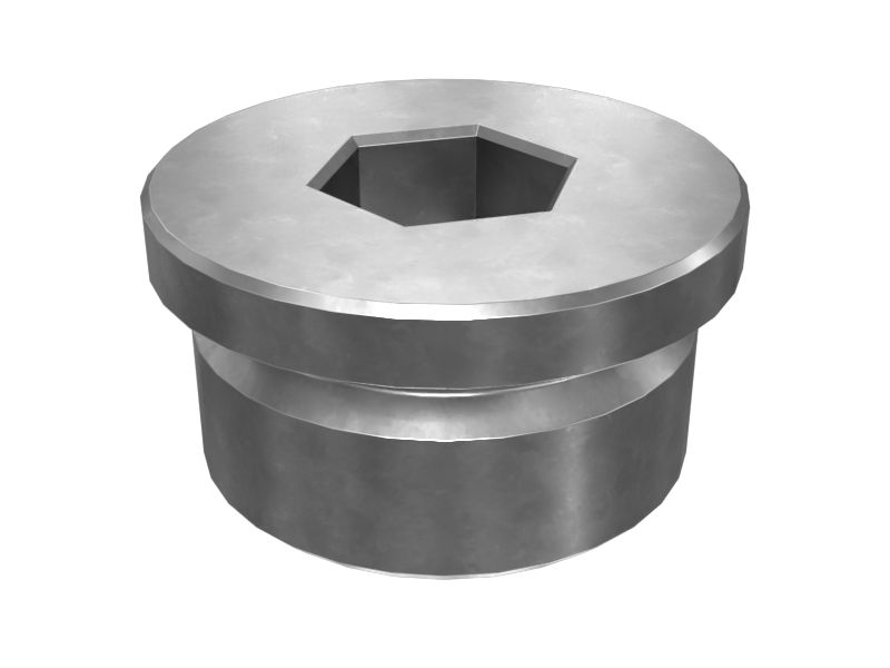 ЗАГЛУШКА С МЕТРИЧЕСКОЙ РЕЗЬБОЙ