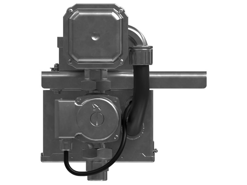 БЛОК НАГРЕВАТЕЛЯ ВОДЫ В РУБАШКЕ ОХЛАЖДЕНИЯ