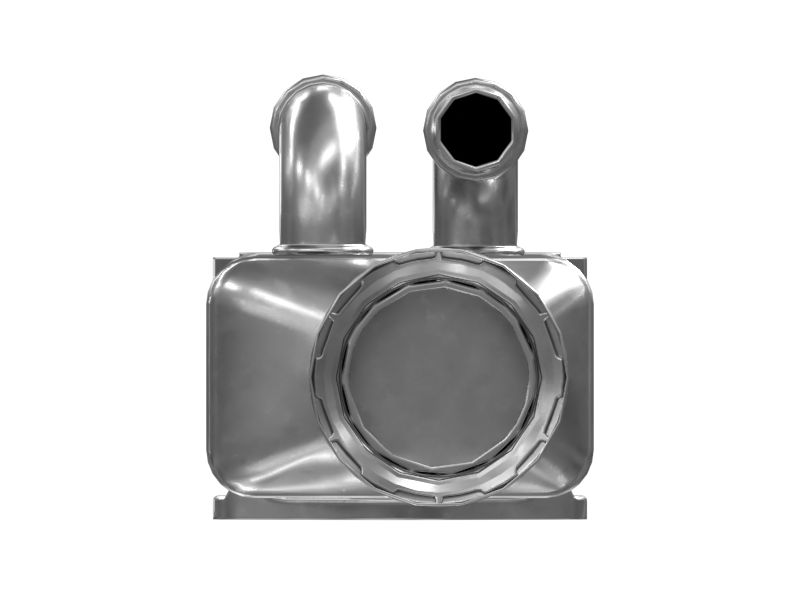 ОХЛАДИТЕЛЬ ВЫХЛОПА В СБОРЕ