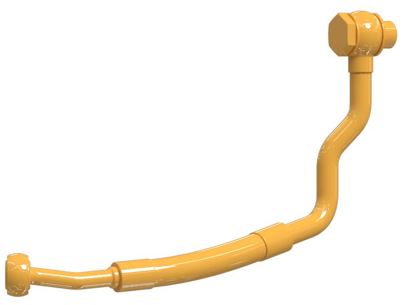 Turbocharger Oil Feed Line Assembly