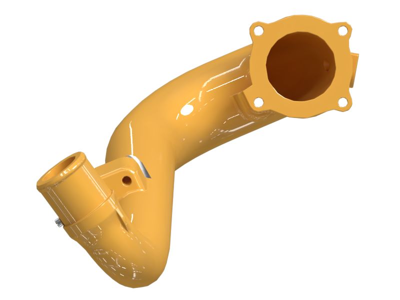 КОЛЕНЧАТЫЙ ПАТРУБОК В СБОРЕ