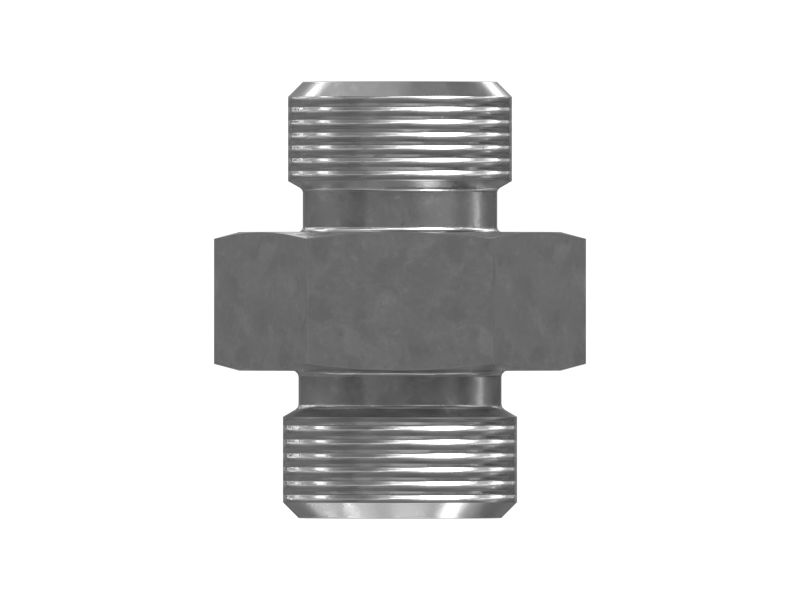 3/8'' X 11/16'' Hydraulic Lines Straight Adapter