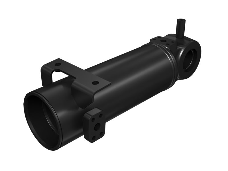 393-7945: Патрубок гидроцилиндра в сборе