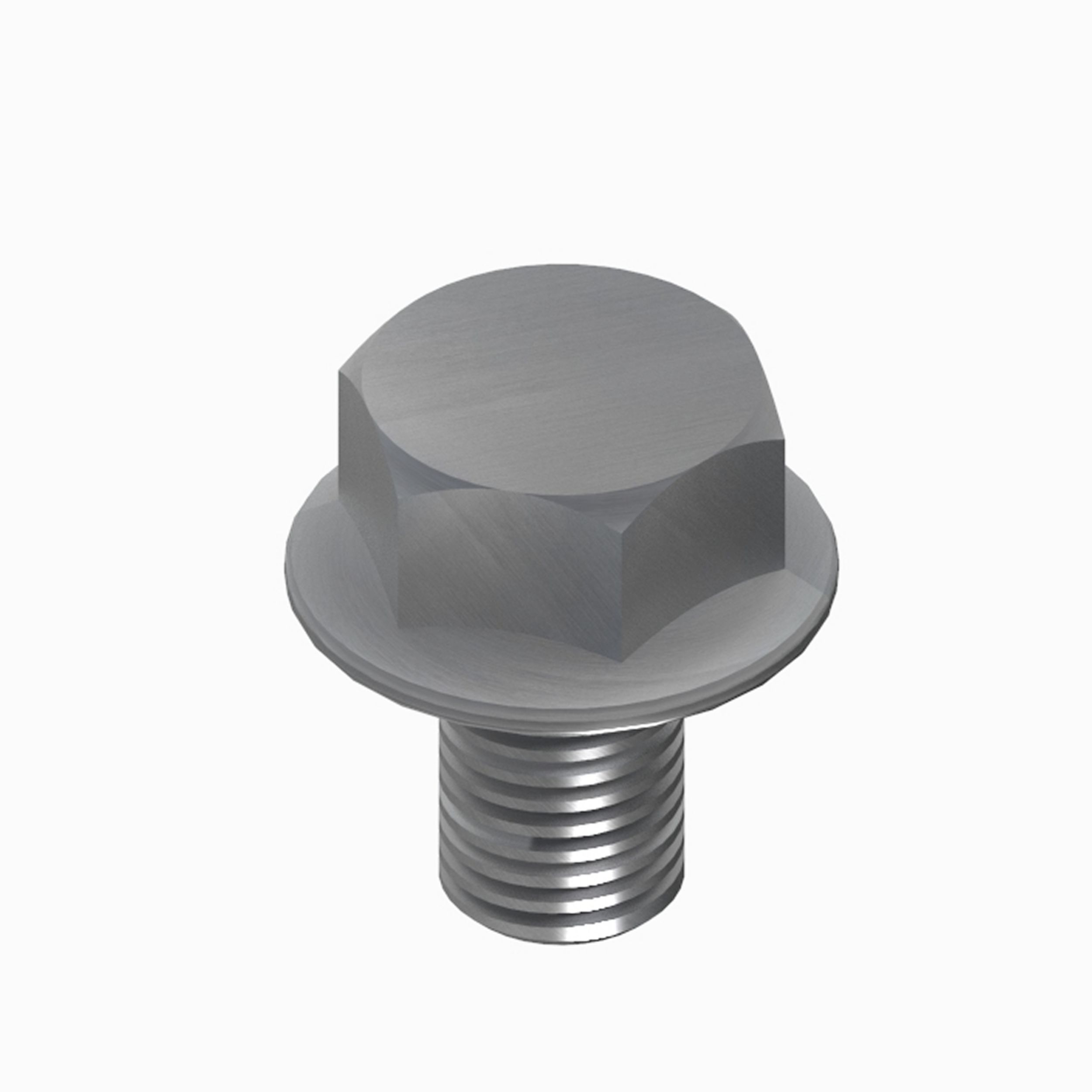 522-3117: M8 Flange Hexagonal Bolt