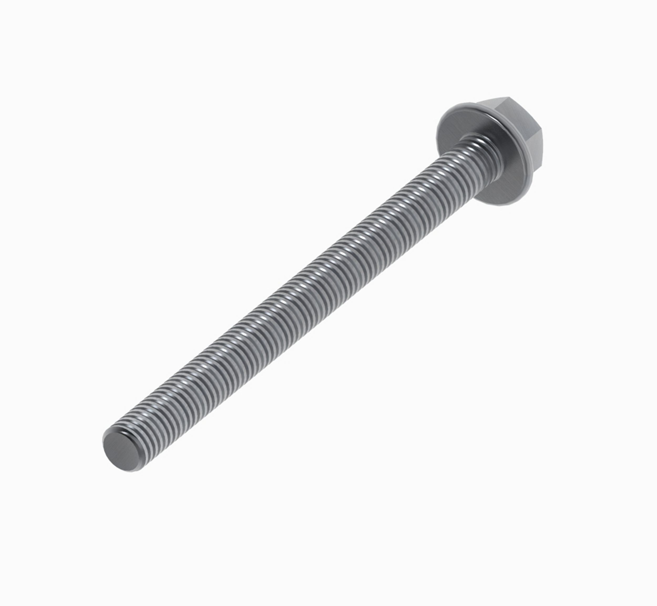 522-2802: M8 Flanged Hexagonal Bolt
