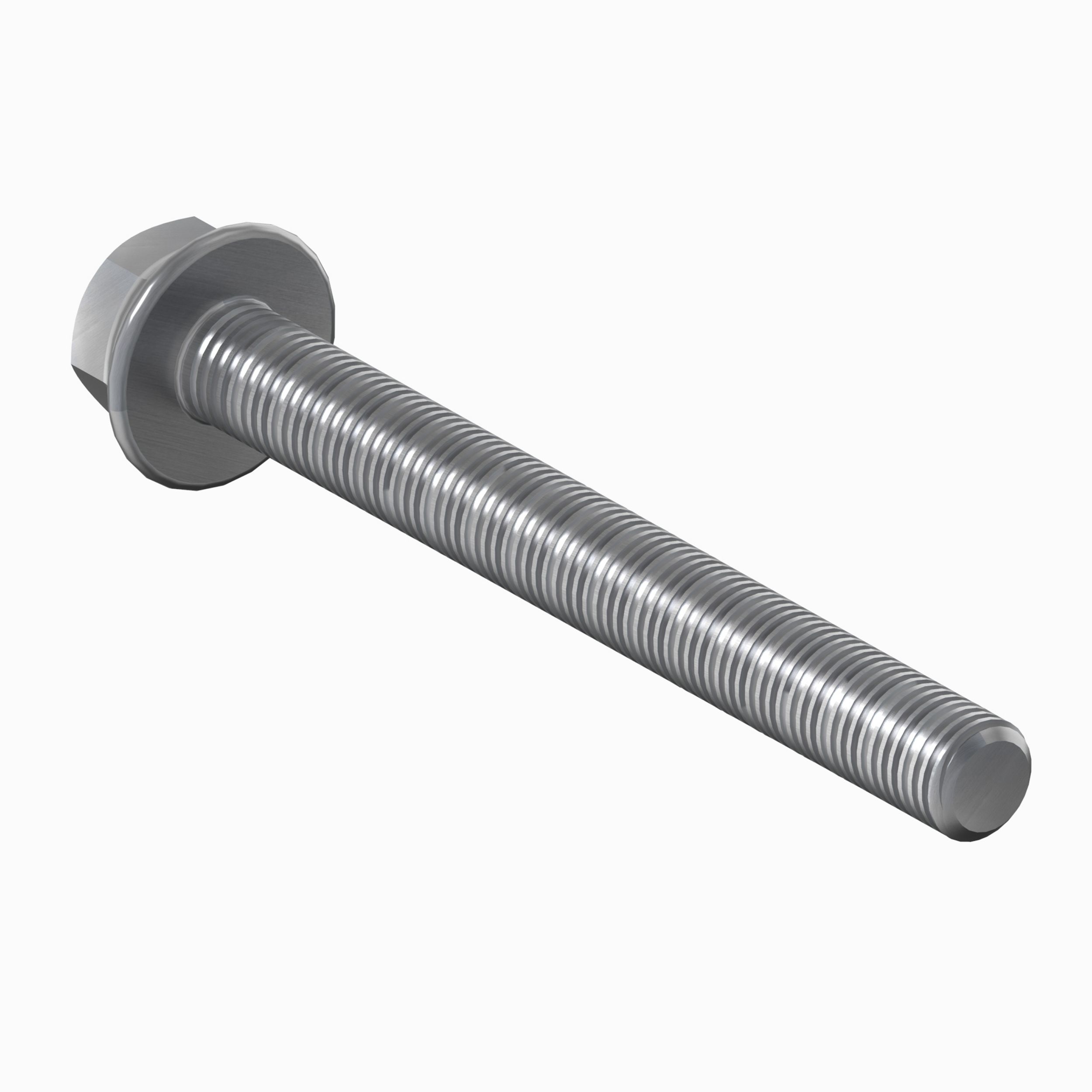522-2967: M8 Flanged Hexagonal Bolt