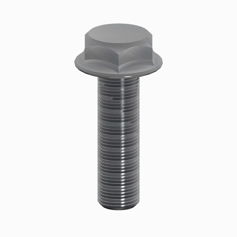 522-2813: M10 Flanged Hexagonal Bolt