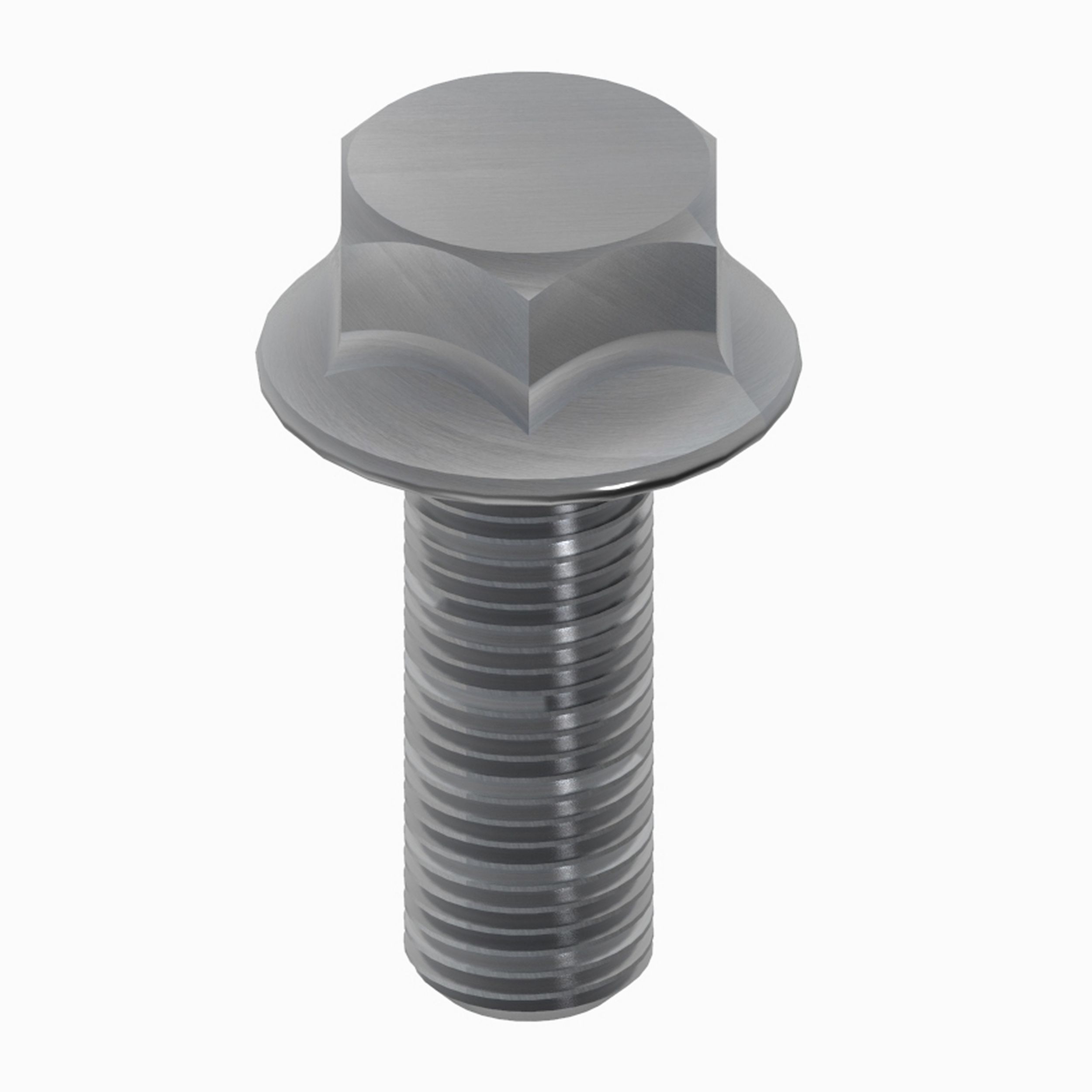 522-2812: M8 Flanged Hexagonal Bolt