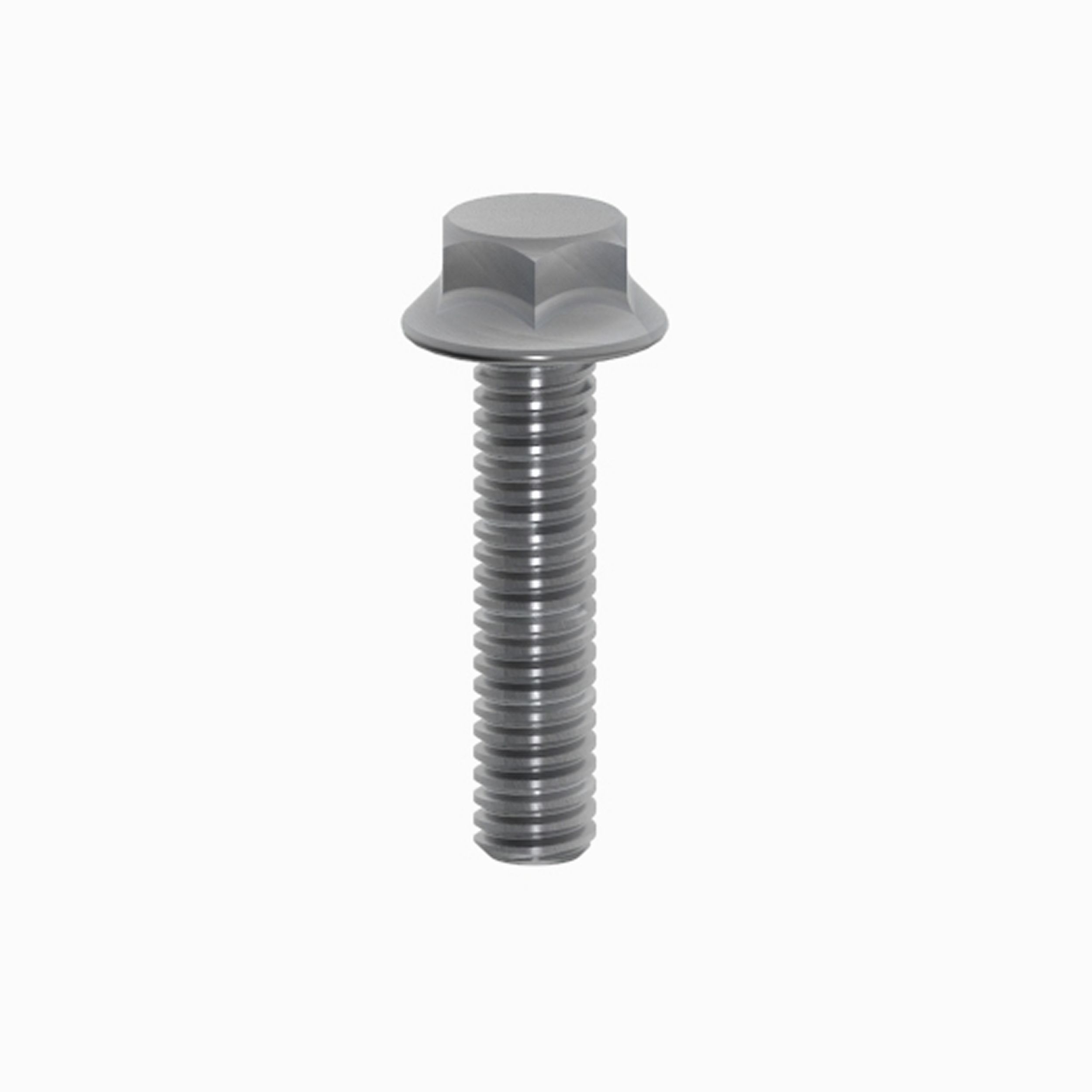 522-2886: M6 Flanged Hexagonal Bolt
