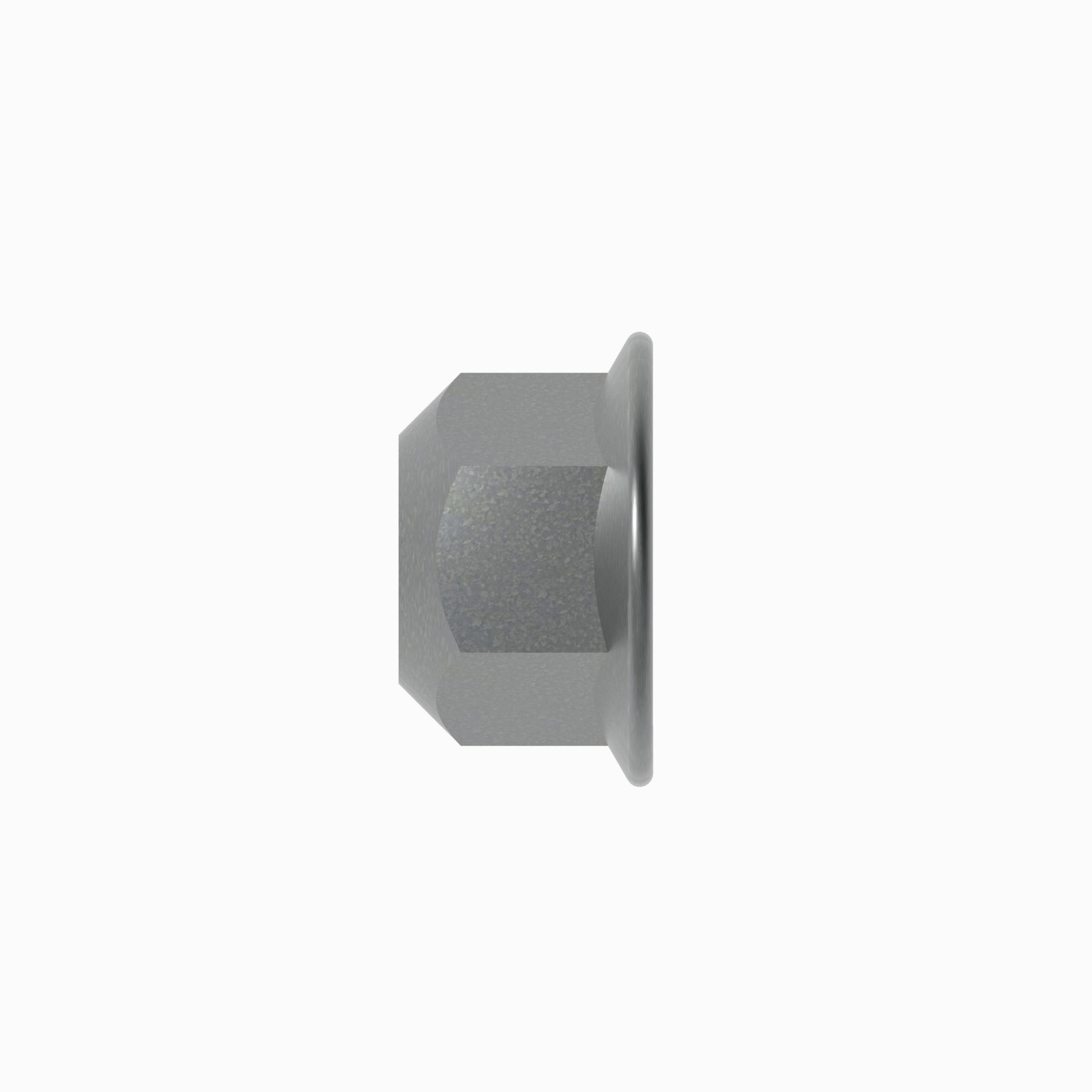 Шестигранная фланцевая гайка 3/4"-16