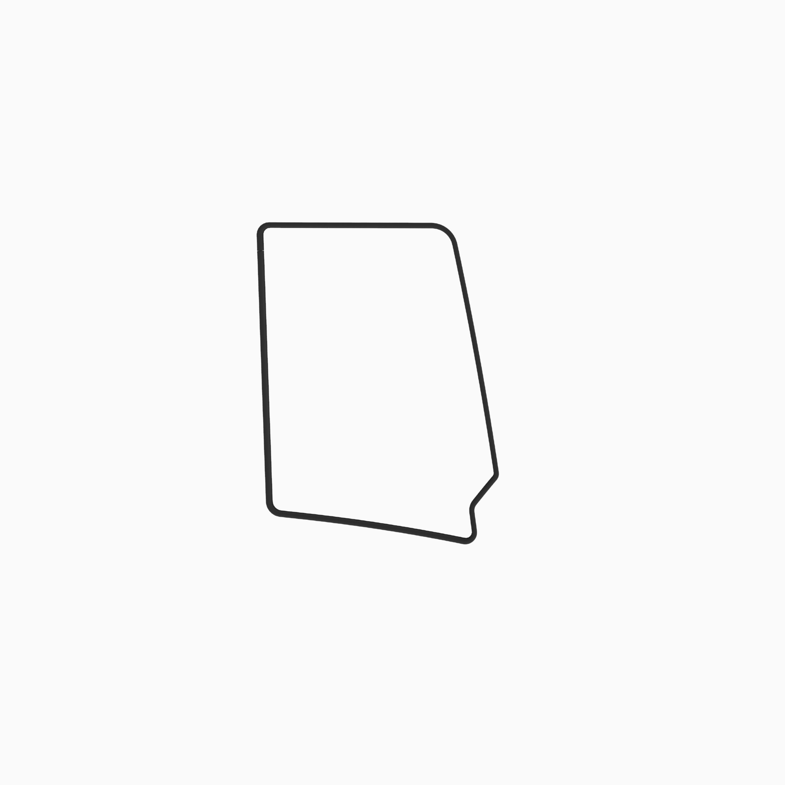 Уплотнитель из вспененной резины длиной 3230 мм