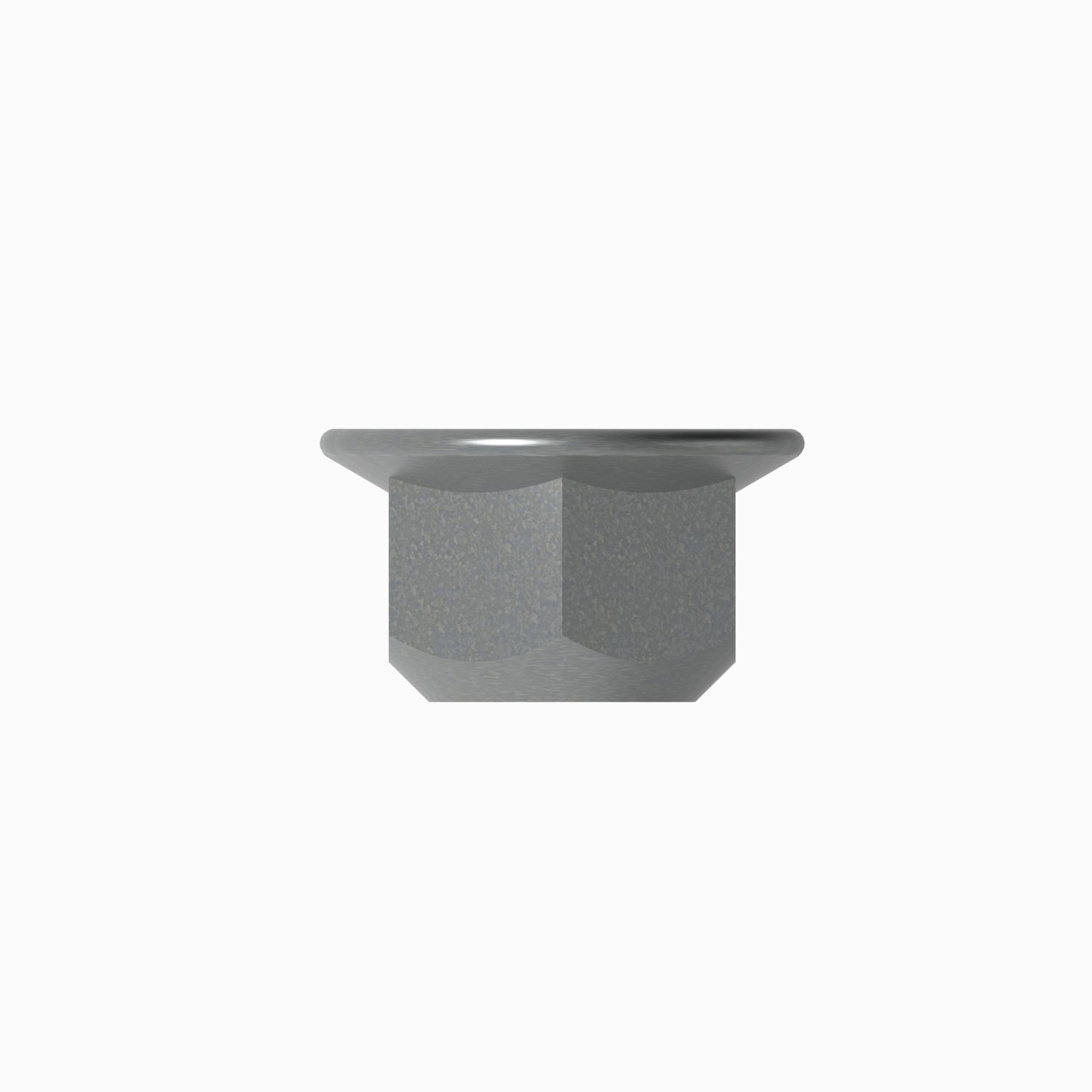 Шестигранная фланцевая гайка 3/4"-16