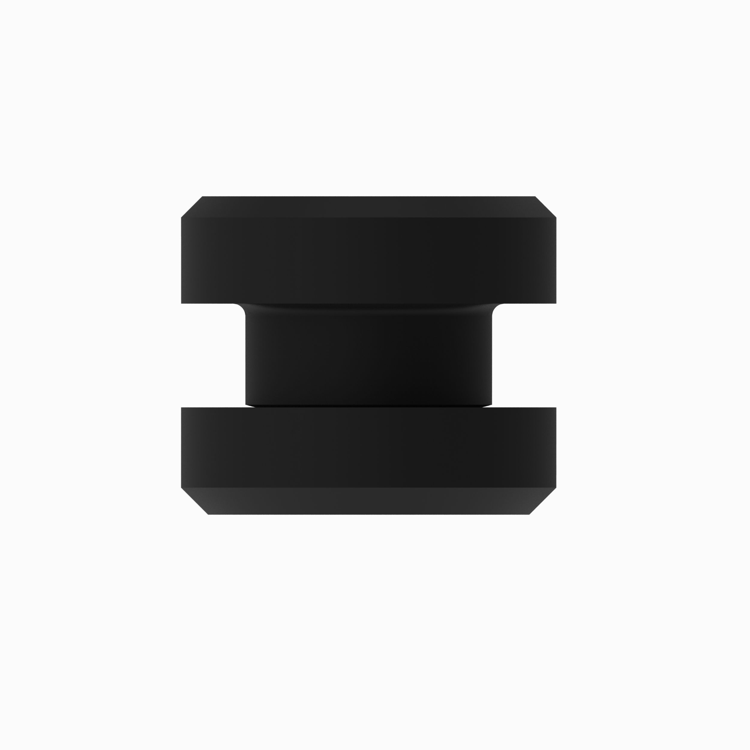 Двухкомпонентное асимметричное изолирующее крепление