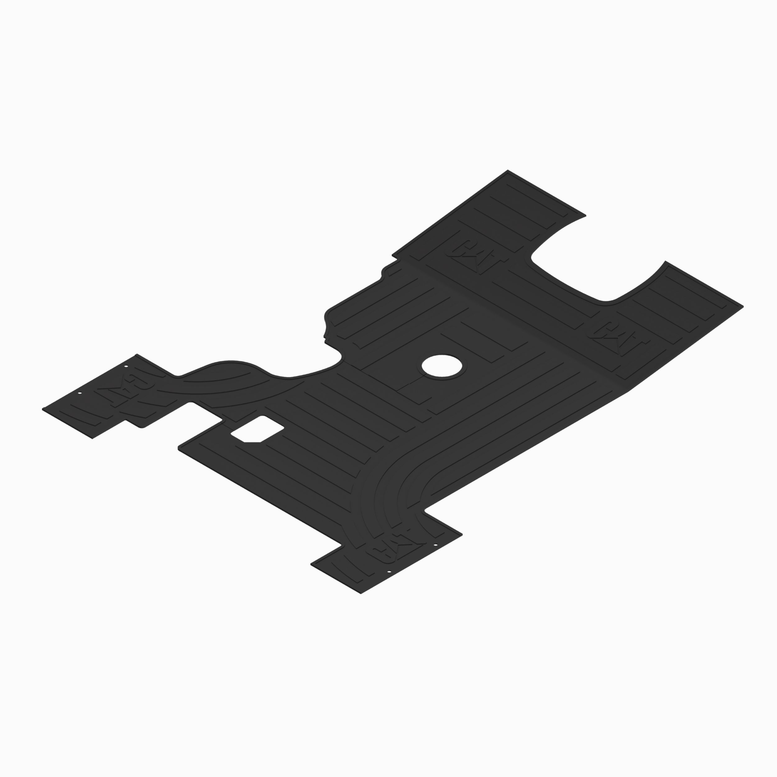 417-4819: Backhoe Loader Cab Floormat