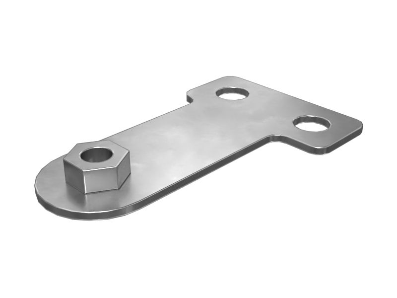 564-3205: 3mm Thickness Steering Line Mounting Plate