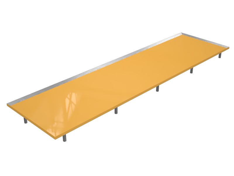 Right Hand Screed Extension Wear Plate