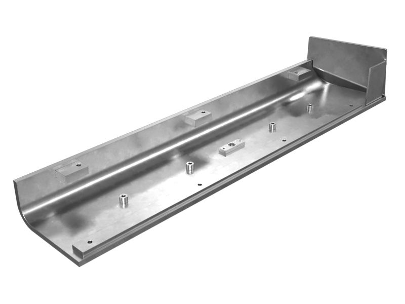 Left Hand Screed Extension Plate