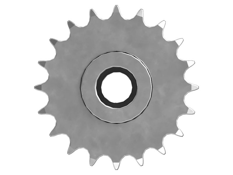20 Teeth Screed Frame Sprocket Shaft