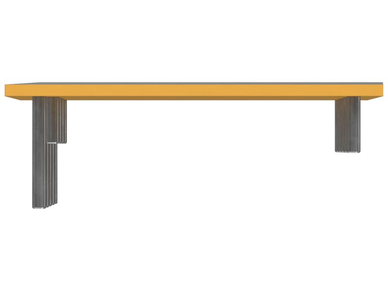 Left Hand Screed Extension Wear Plate