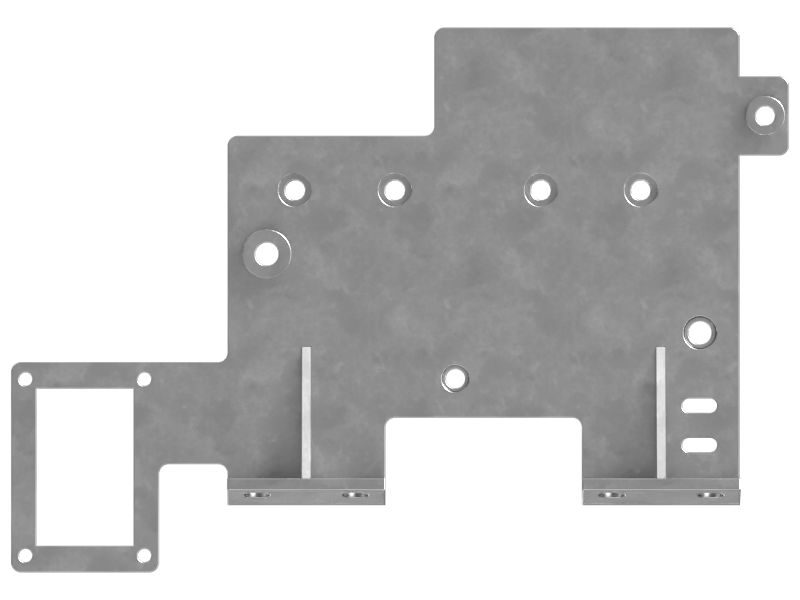 Hydraulic Accumulator Hose Clip Mount Bracket
