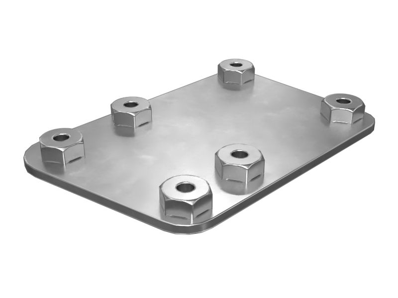 590-3737: 3mm Thick Mounting Plate