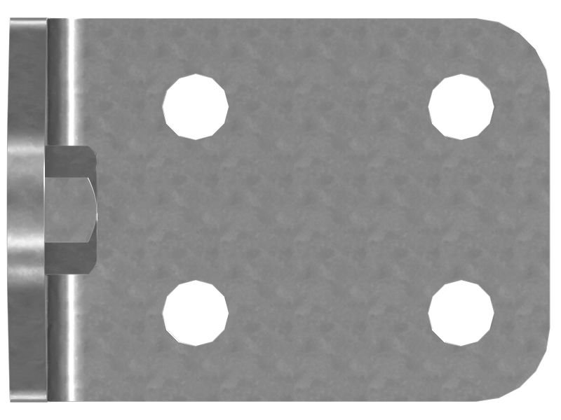 601-0809: 5mm Thick Hood Mounting Plate 6010809 купить