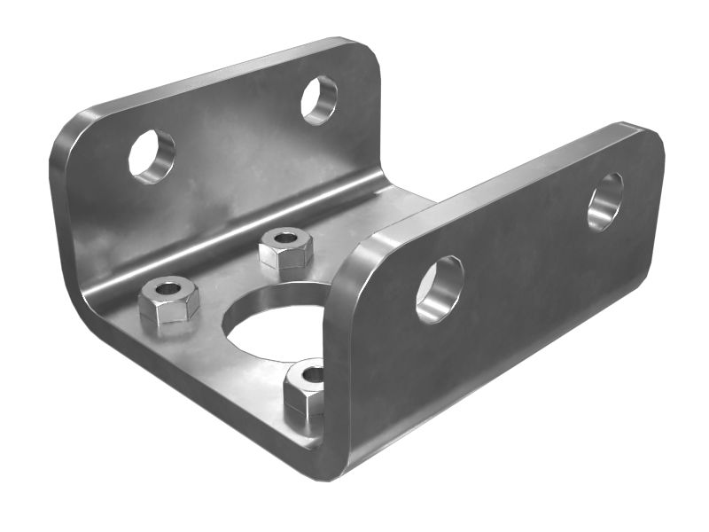 596-5836: 10mm Thick Operator Console Mounting Plate