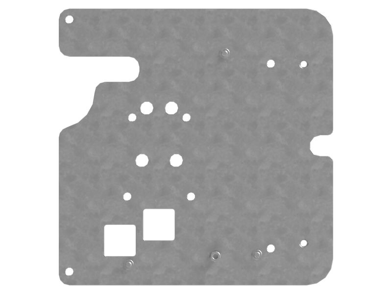 Hydraulic Main Control Valve Mounting Plate