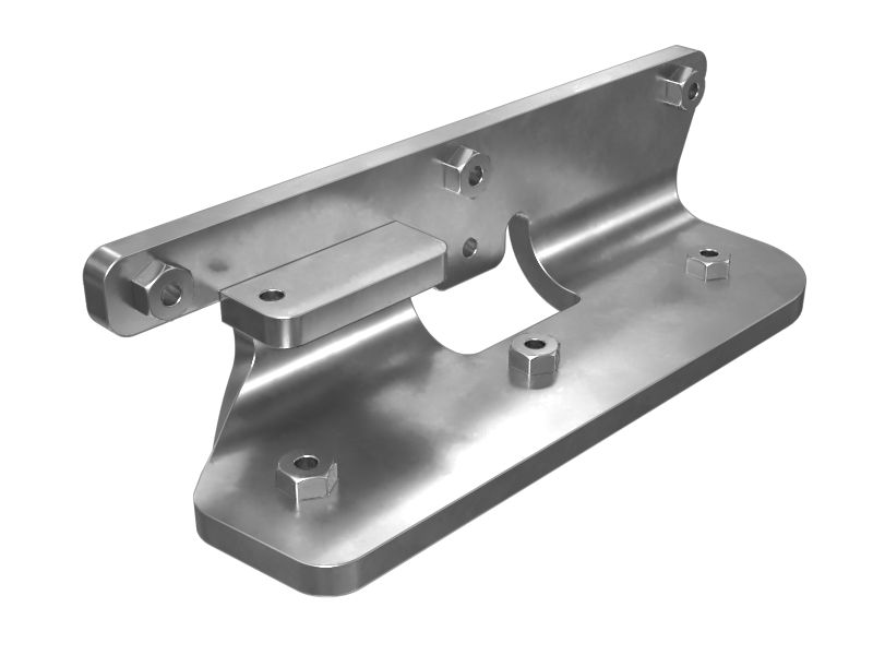 278.5mm Length Door Mounting Support Plate