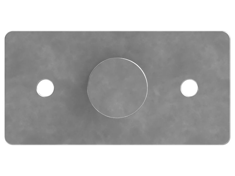 Lower Operator Console Mounting Plate