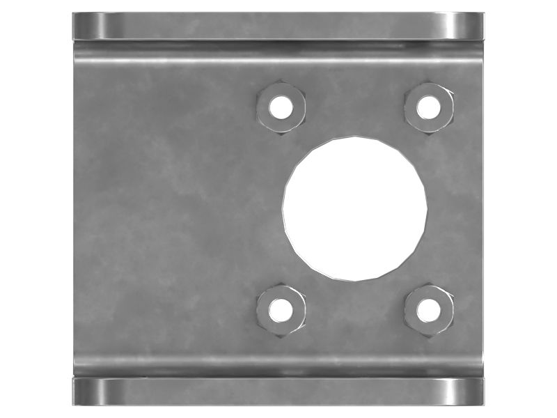 10mm Thick Operator Console Mounting Plate