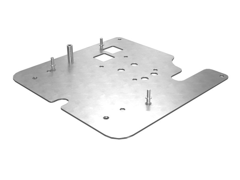 606-4193: Hydraulic Main Control Valve Mounting Plate