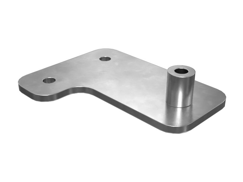 611-7931: 6mm Thick Mounting Plate