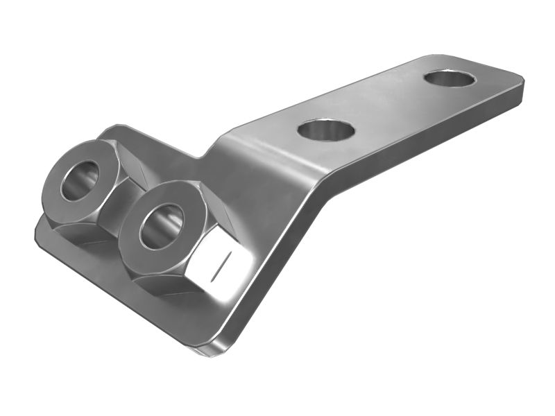 611-4986: 5mm Thick Tilt Lines Mounting Bracket