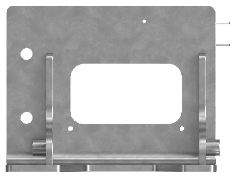 Compactor Drum Foothold Step Support