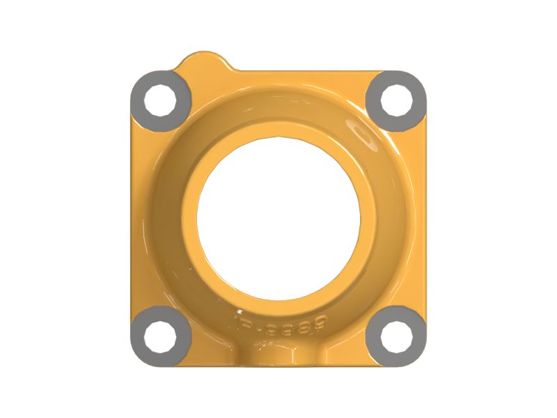 Выпускной патрубок головки блока цилиндров длиной 95,6 мм