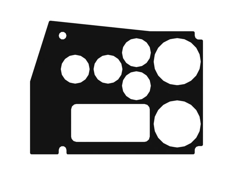 НАКЛЕЙКА ПРИБОРНОЙ ПАНЕЛИ