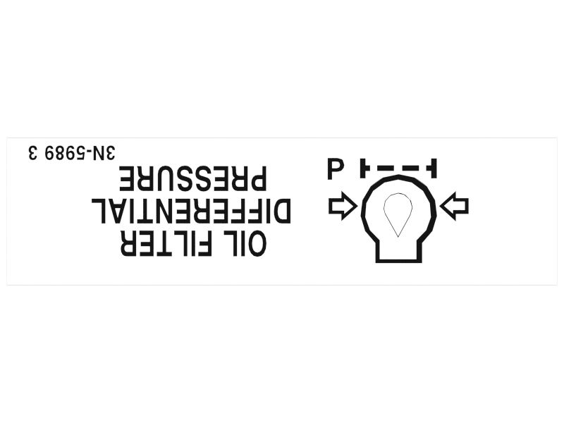 3N-5989: Gauge Identification Plate | CATCorp