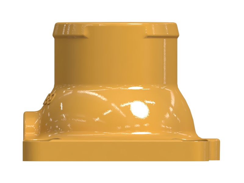 Выпускной патрубок головки блока цилиндров длиной 95,6 мм