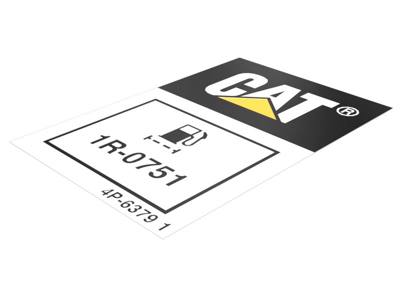 4P-6379: НАКЛЕЙКА ТОПЛИВНОГО ФИЛЬТРА