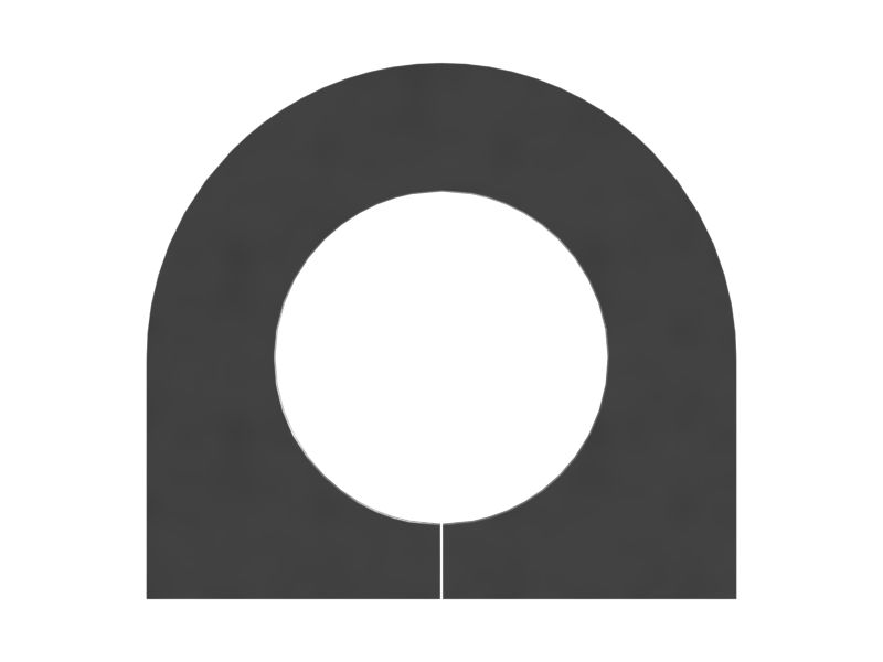 Уплотнение с двойным фланцем толщиной 10 мм