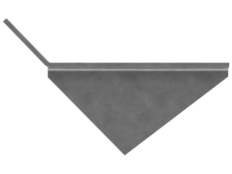 НАКЛАДКА ИЗ ВСПЕНЕННОГО МАТЕРИАЛА ПРАВАЯ