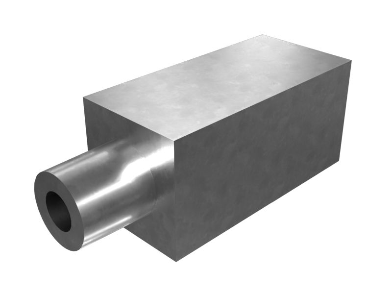 КОЛЕНЧАТЫЙ ПАТРУБОК 90-ГРАД.