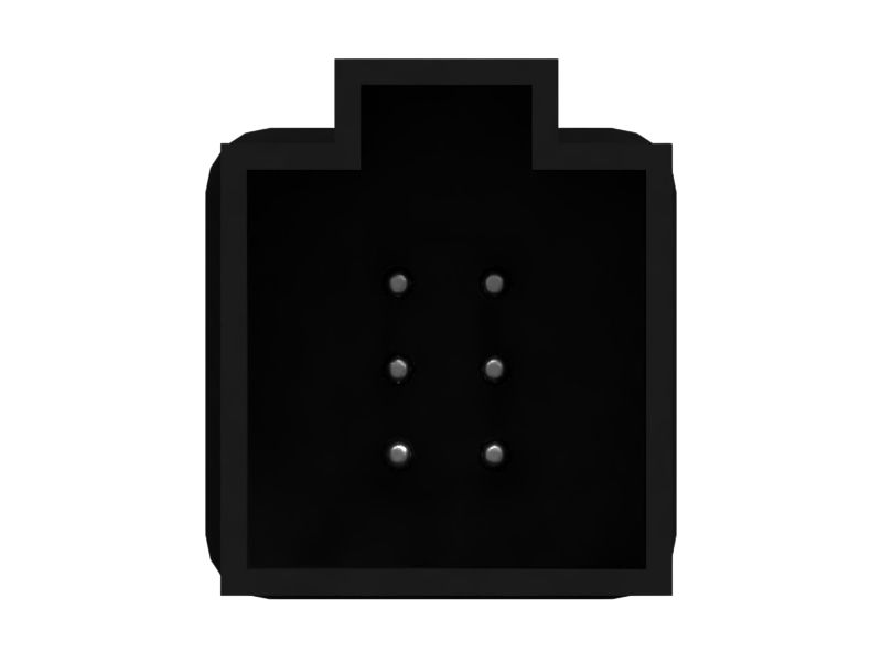 6 Pin Panel Harness Receptacle