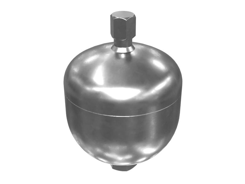 596-3720: 1.4 Liter Hydraulic Uncharged Accumulator