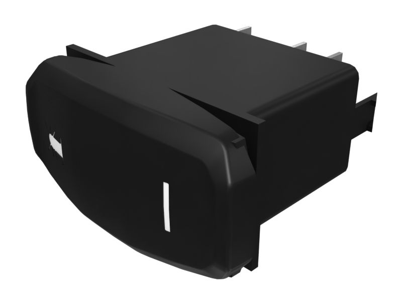 Кулисный переключатель проводки верхней части кабины