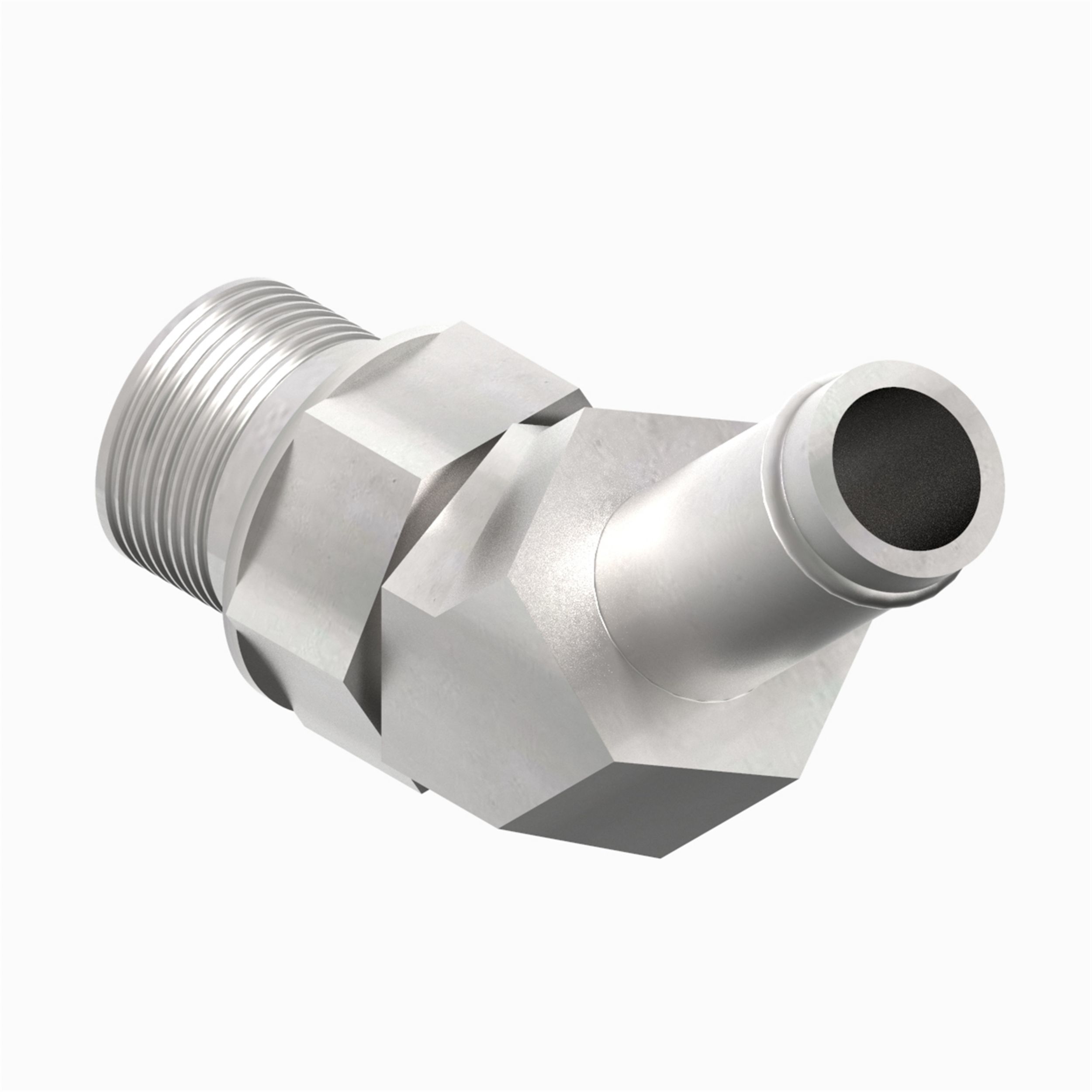 ПАТРУБОК КОЛЕНЧАТЫЙ 45-ГРАД.