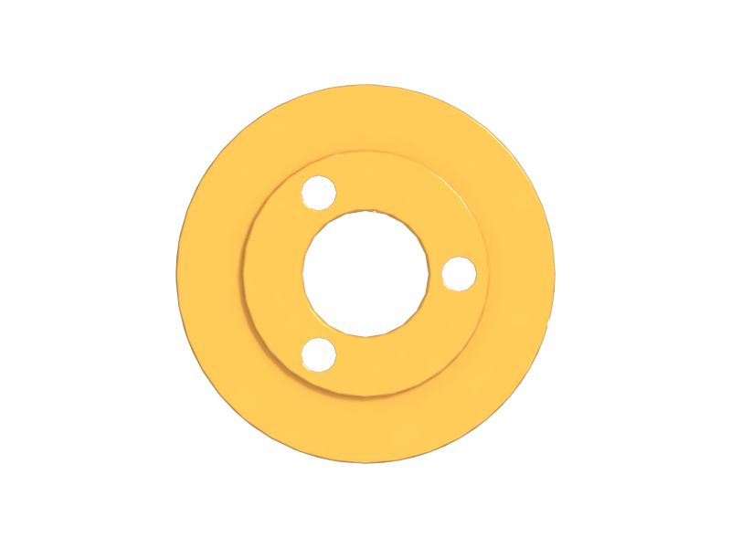 One Groove Refrigerant Compressor Pulley