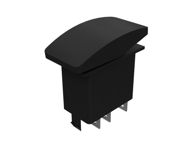 265-9543: Hazard Warning Lights Rocker Switch (12V)